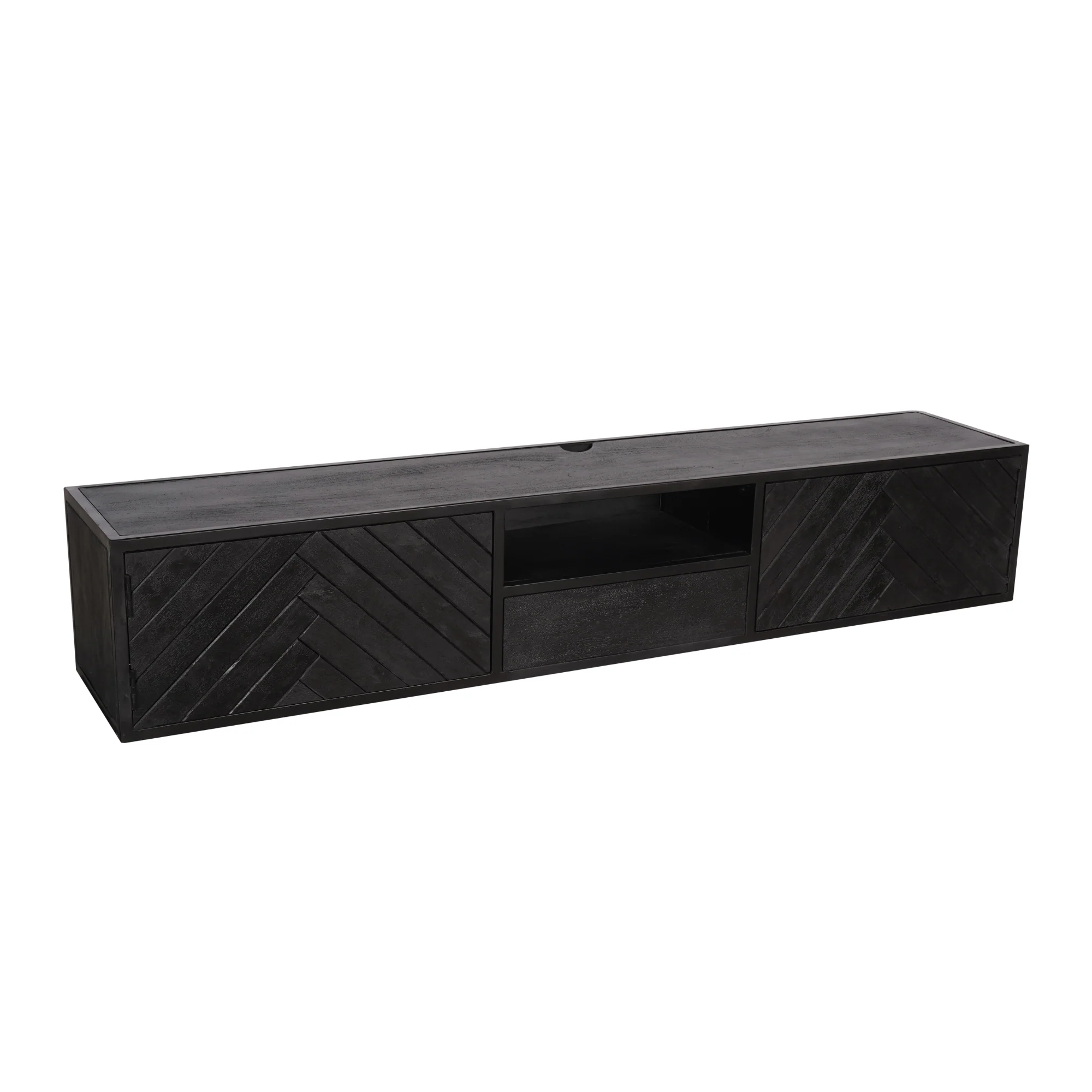 Starfurn tv meubel New York – zwart – 35x180x33cm