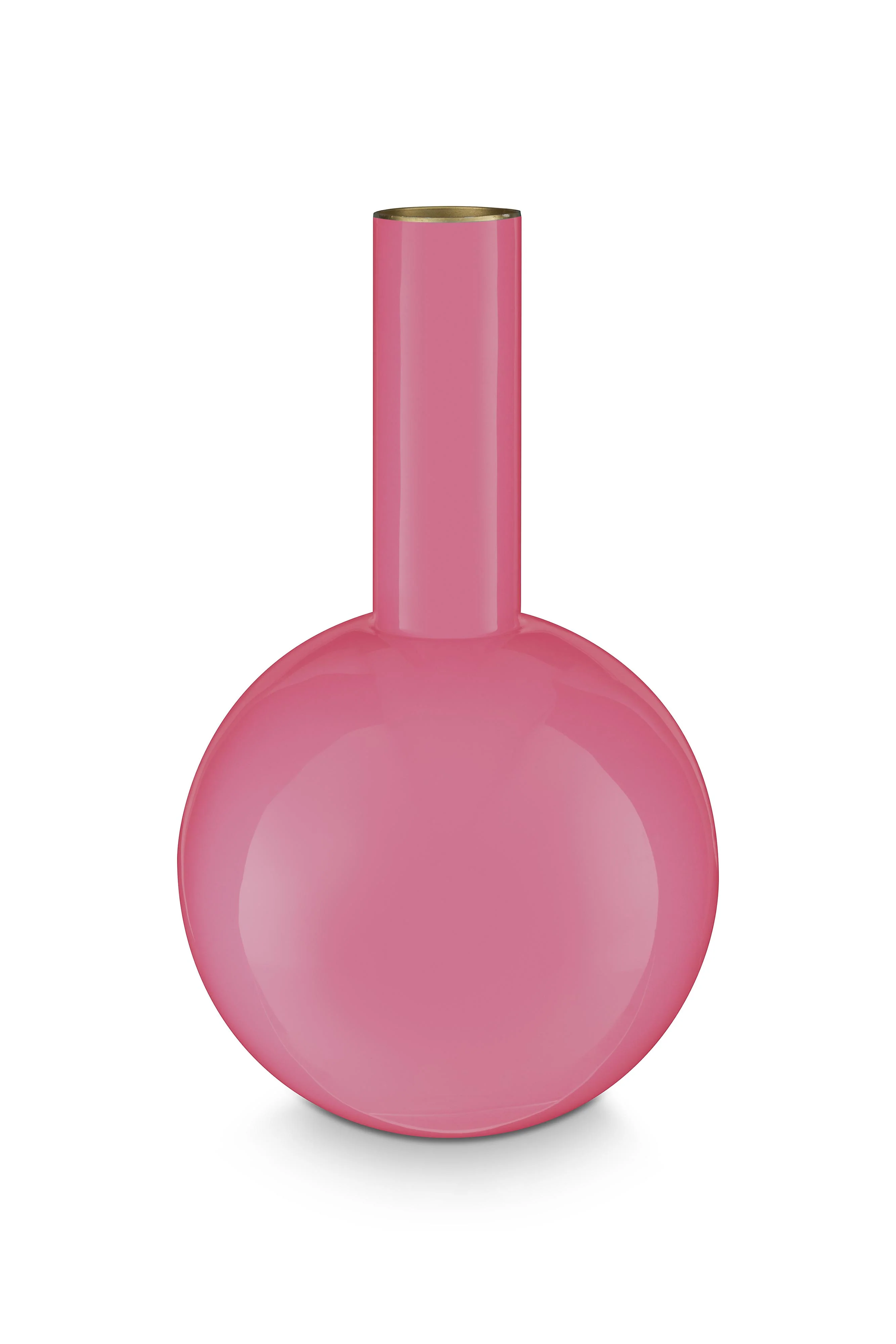 Pip Studio – Bloemenvaas – Donker Roze – Metaal – 19x33cm