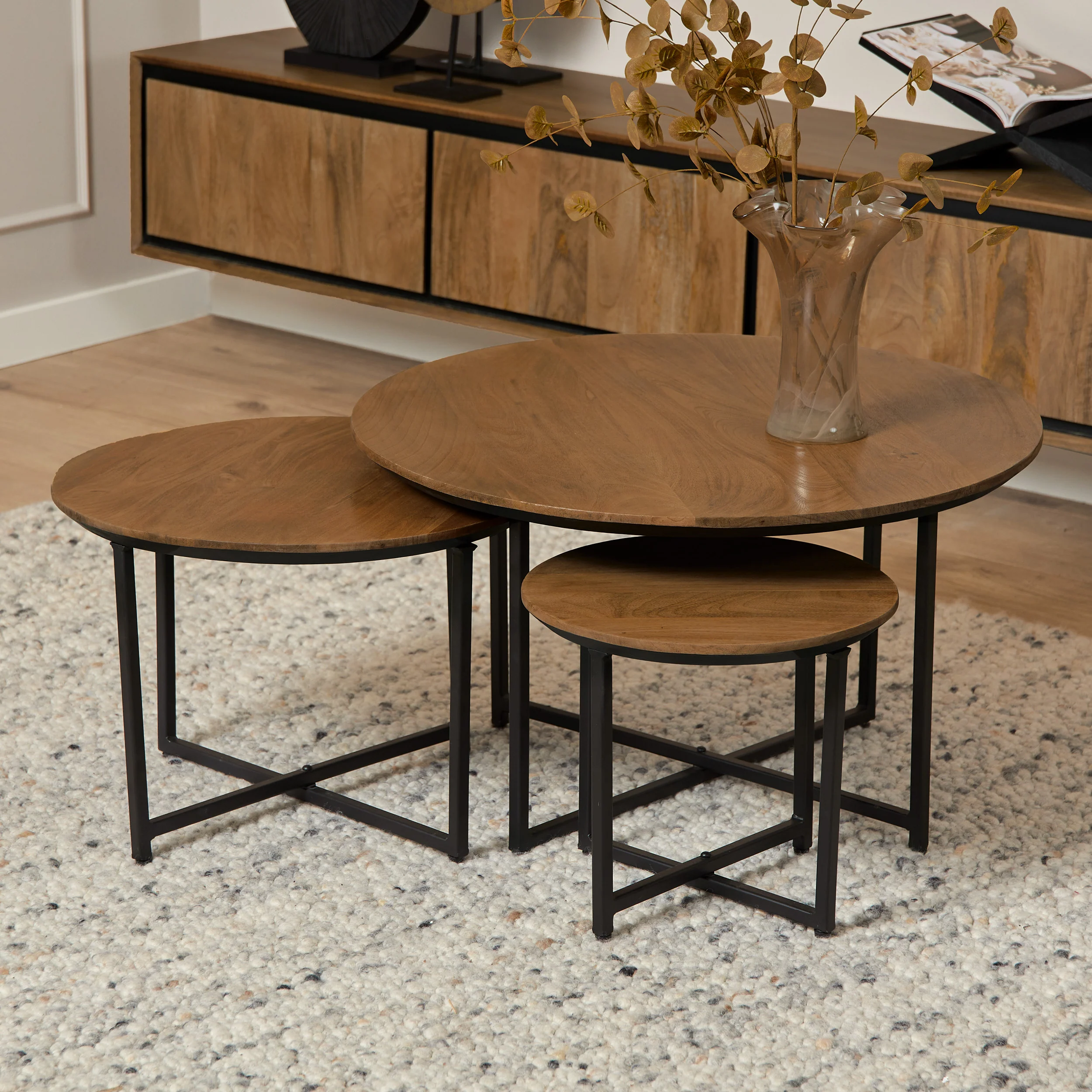 Starfurn salontafel RichWood – bruin – 70x70x45cm