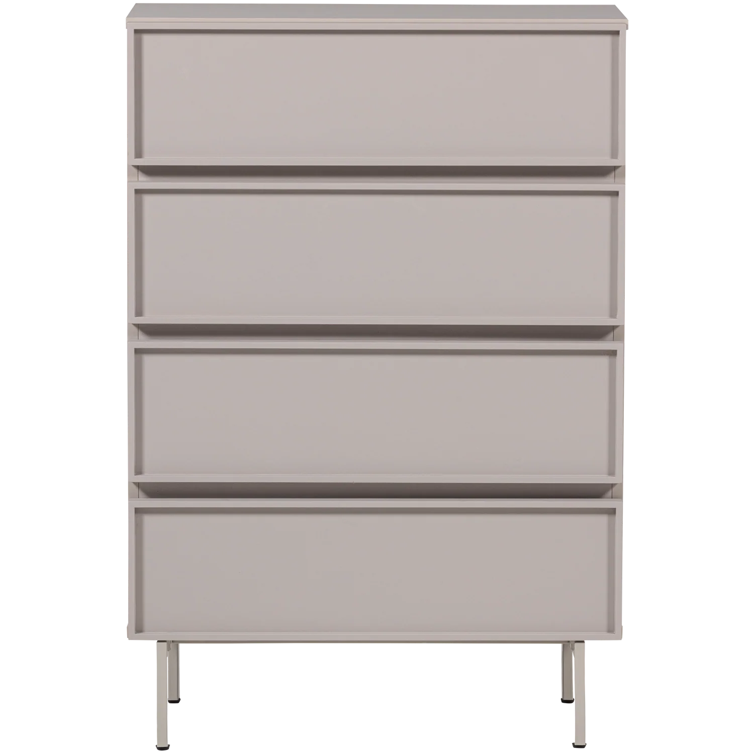 WOOOD ladekast 4 lades Tours – Melamine/MDF – Zand – 102x70x42