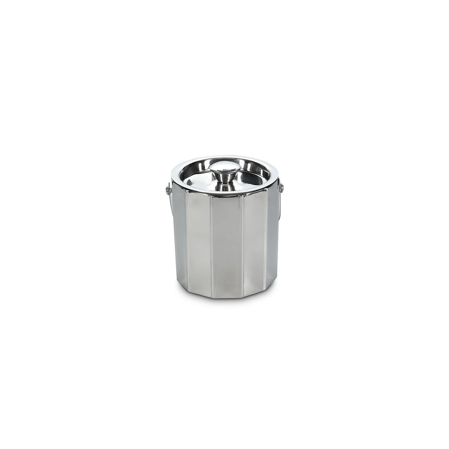 S|P Collection – Ijsemmer 15,5xH17,5cm dubbelwandig zilver Nox