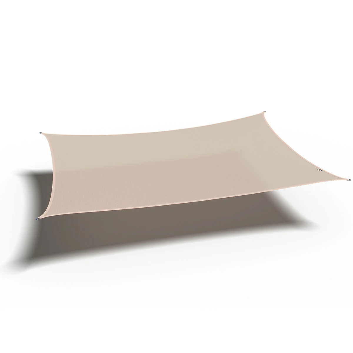 Platinum schaduwdoek Coolfit rechthoek gebroken wit 3.0×4.0x3.0x4.0 m