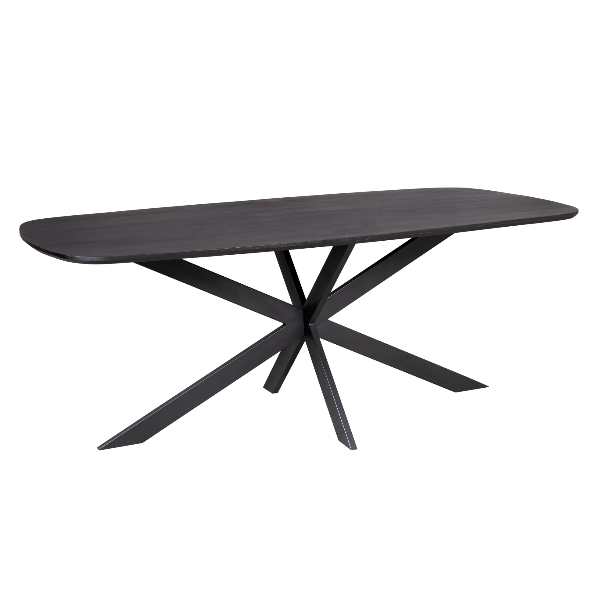 Starfurn eettafel Elegance – zwart – 100x200x76cm