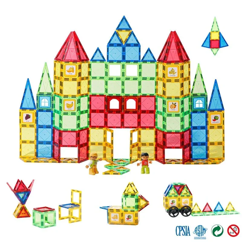 Magnet Toys™ – Ontwikkel Creativiteit – Magnetische Tegels