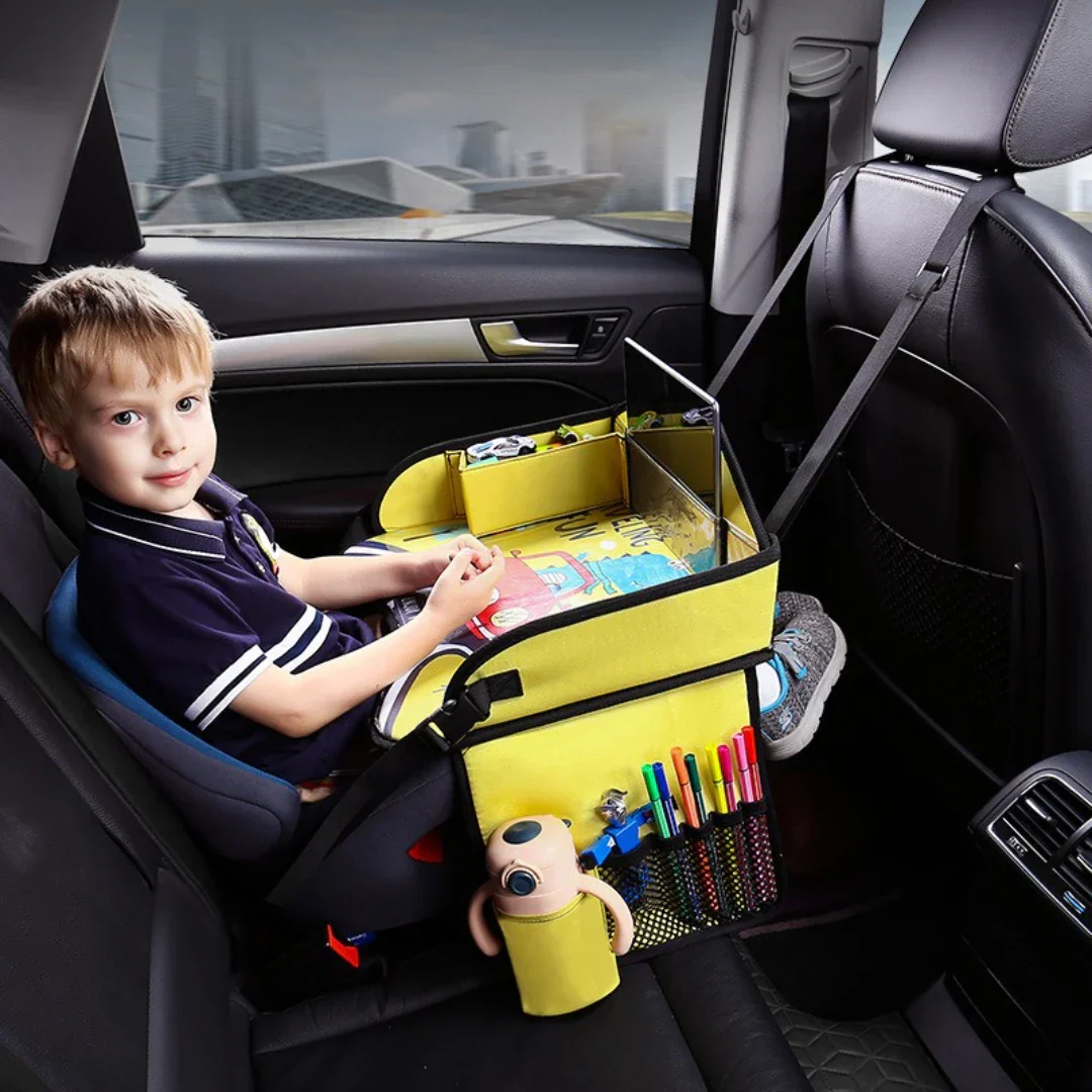 Portable Child Car Seat Table™ – Veilig & Comfortabel – Draagbare Kinder Autostoel Tafel