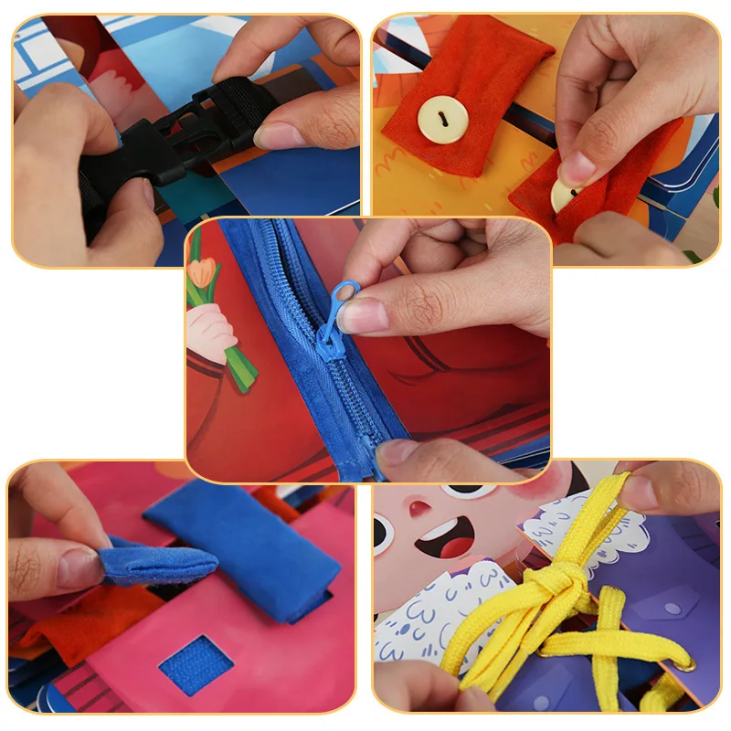 ClothesBook™ - Zelfredzaam Spelen - Aankleed Puzzelboek - Afbeelding 2