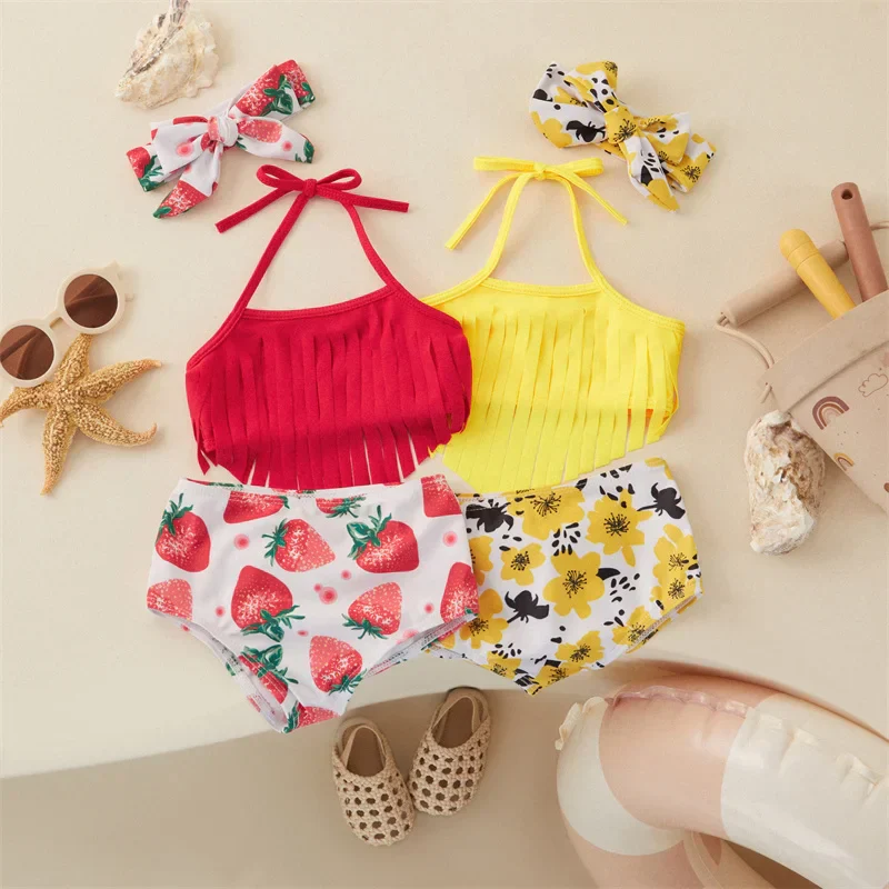 Mini Fashion™ – Meisjes Bikini (incl. Haarband)