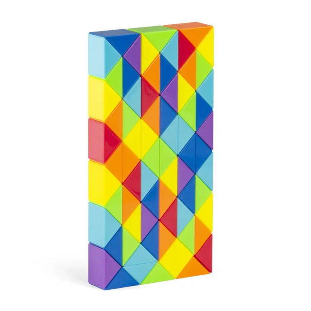 Rainbow Twister™ - Vouw en Speel Slim - Snake Cube - Afbeelding 2