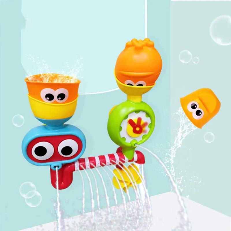 Waterwheel Fun™ – Draai & Spat Waterpret – Babybad Speelgoed