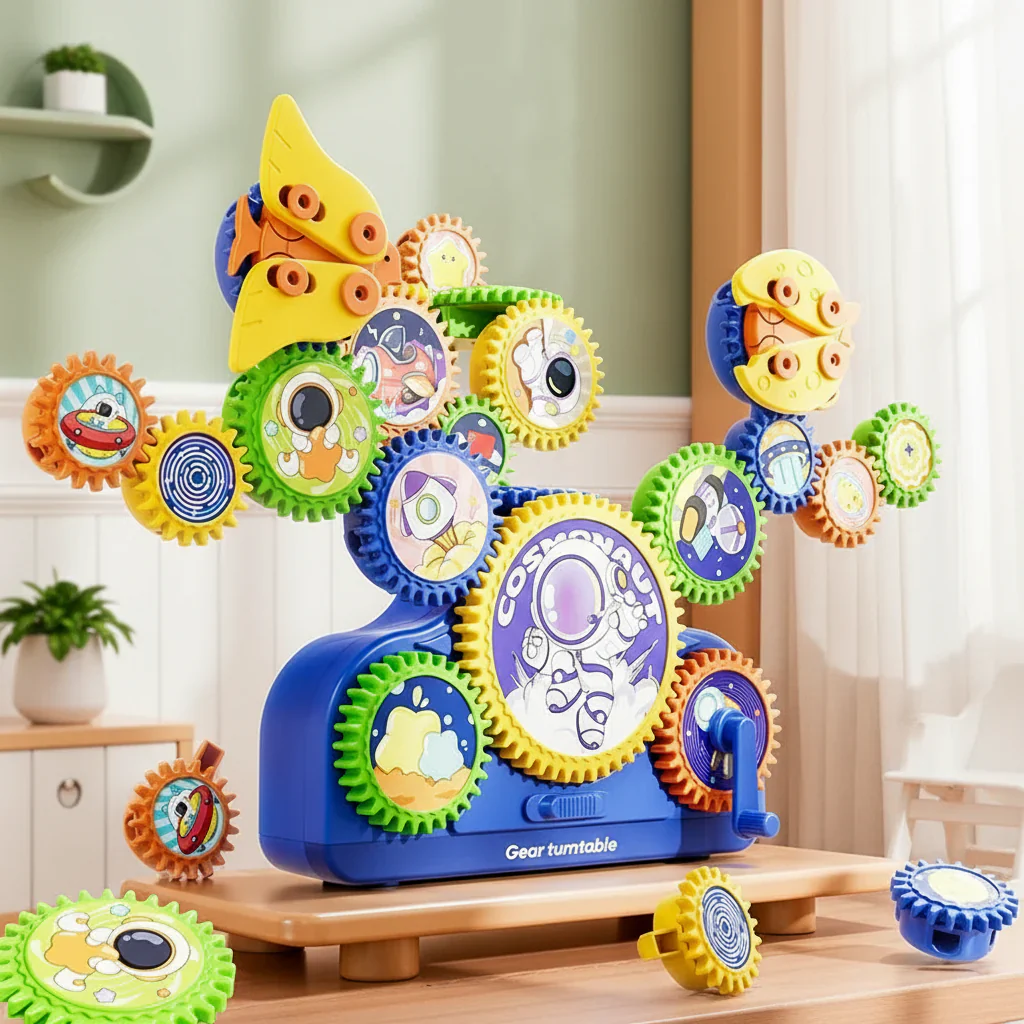 SmartGears – Educatief & Leuk – 3D Elektrisch Tandwielen Speelset