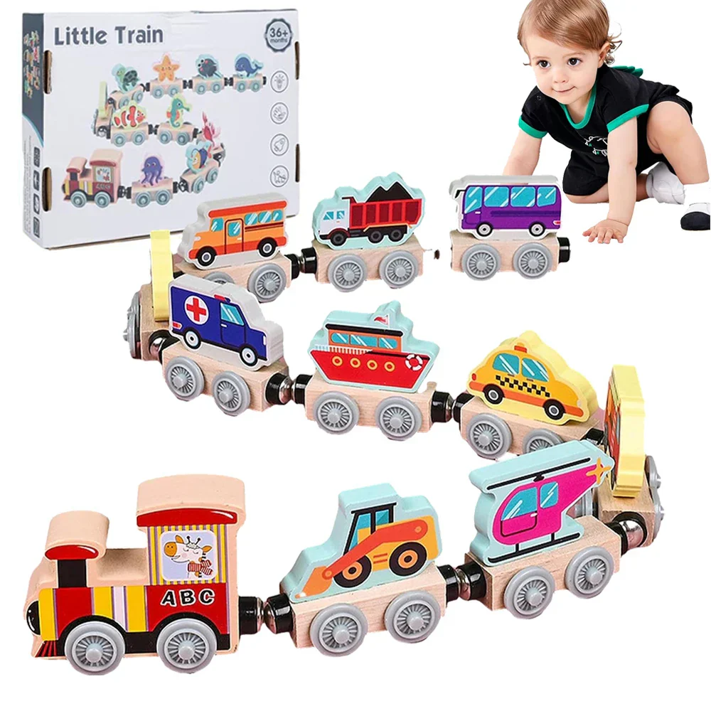 Tiny Express™ – Kleuren & Vormen – Houten Treinspeelgoed