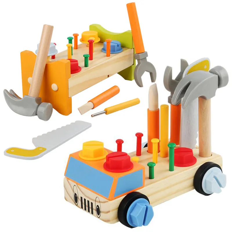 Woods™ – Draai & Leer – Montessori Auto Schroefbord