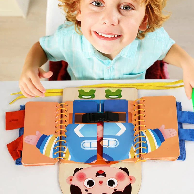 ClothesBook™ - Zelfredzaam Spelen - Aankleed Puzzelboek - Afbeelding 3