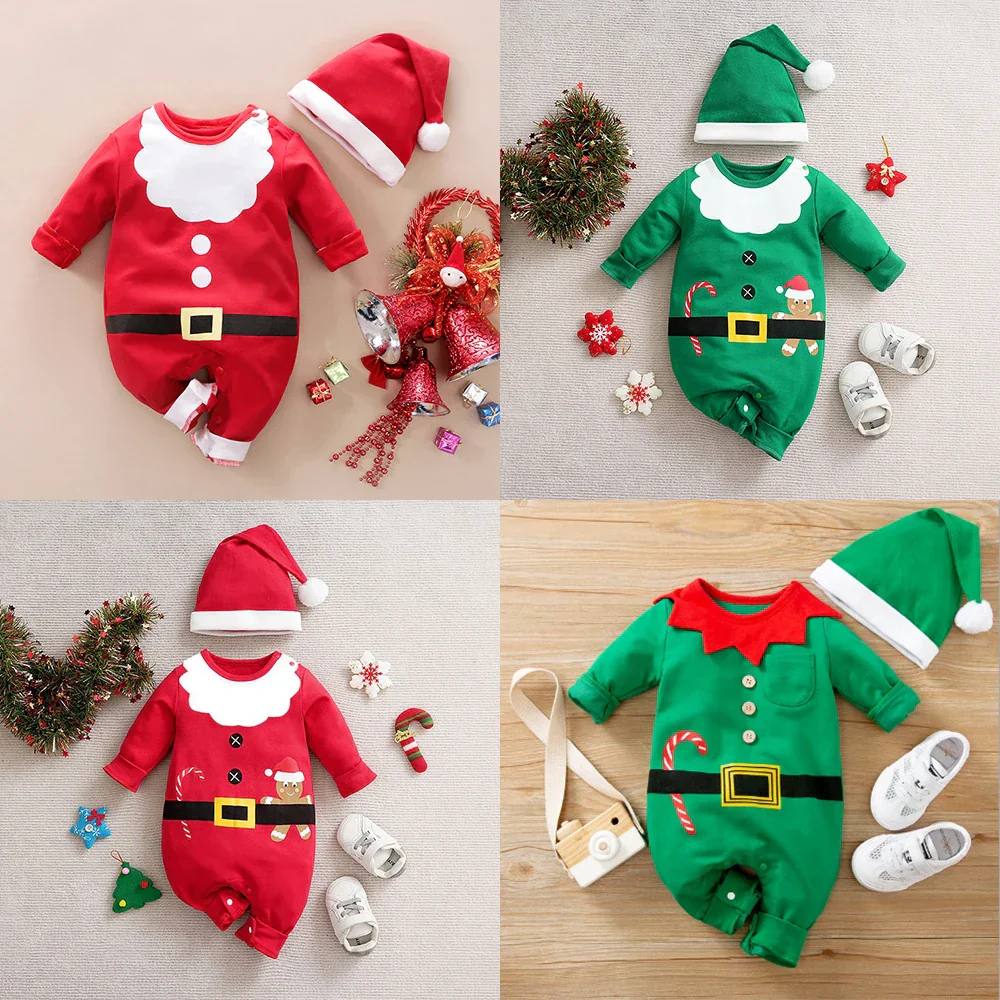 Mini Fashion™ – Zacht Materiaal – Baby Kerstkostuum