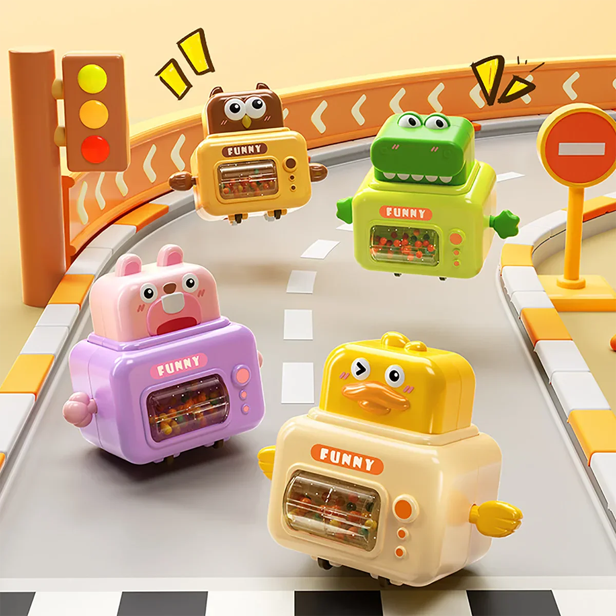 Car Puzzle™️ – Speelplezier op Wielen – Dieren Speelgoedauto