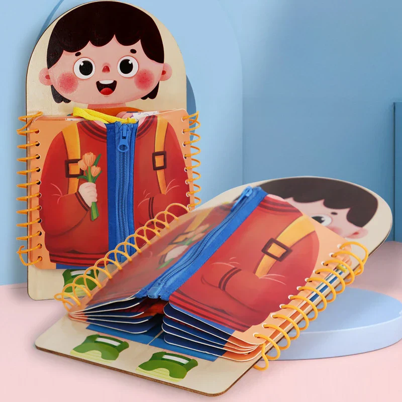 ClothesBook™ – Zelfredzaam Spelen – Aankleed Puzzelboek