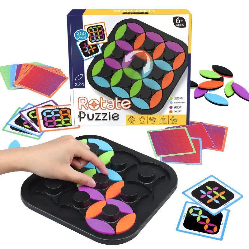 Rotating Logic™ – Uitdagend Puzzelen – Tangram Bordspel