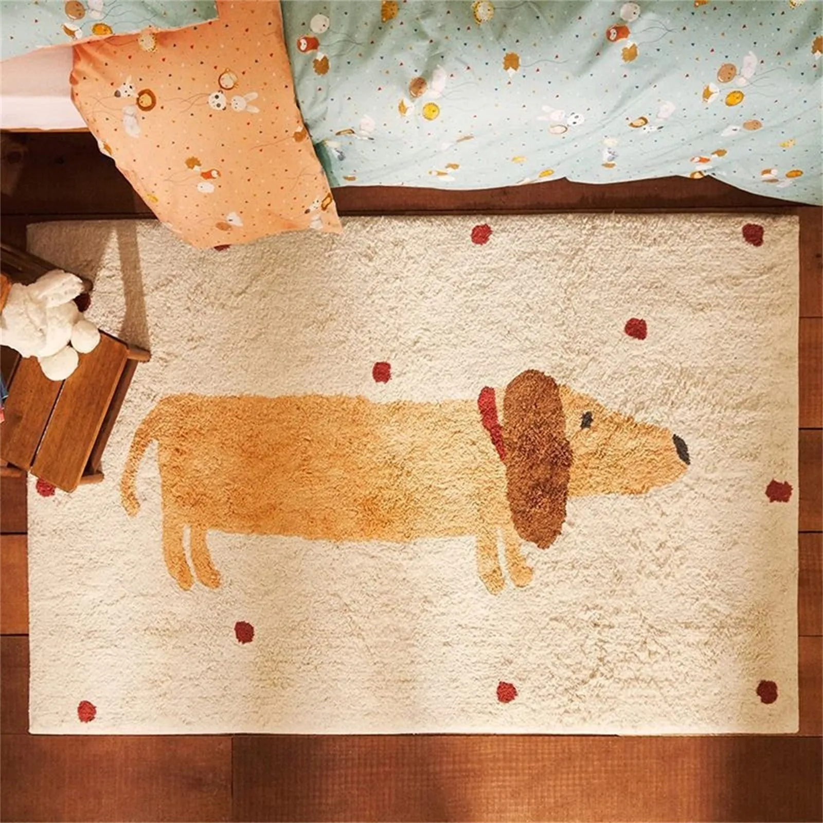 Little Haven™ – Zacht & Comfortabel – Tapijt Met Teckelprint