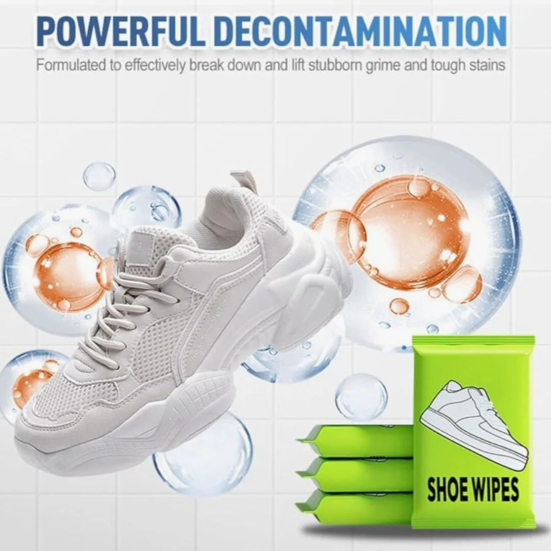 QuickClean | Schoonmaakdoekjes voor Direct Schone Sneakers & Schoenen